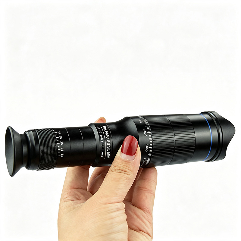 A 40x telephoto lens for the mobile phone